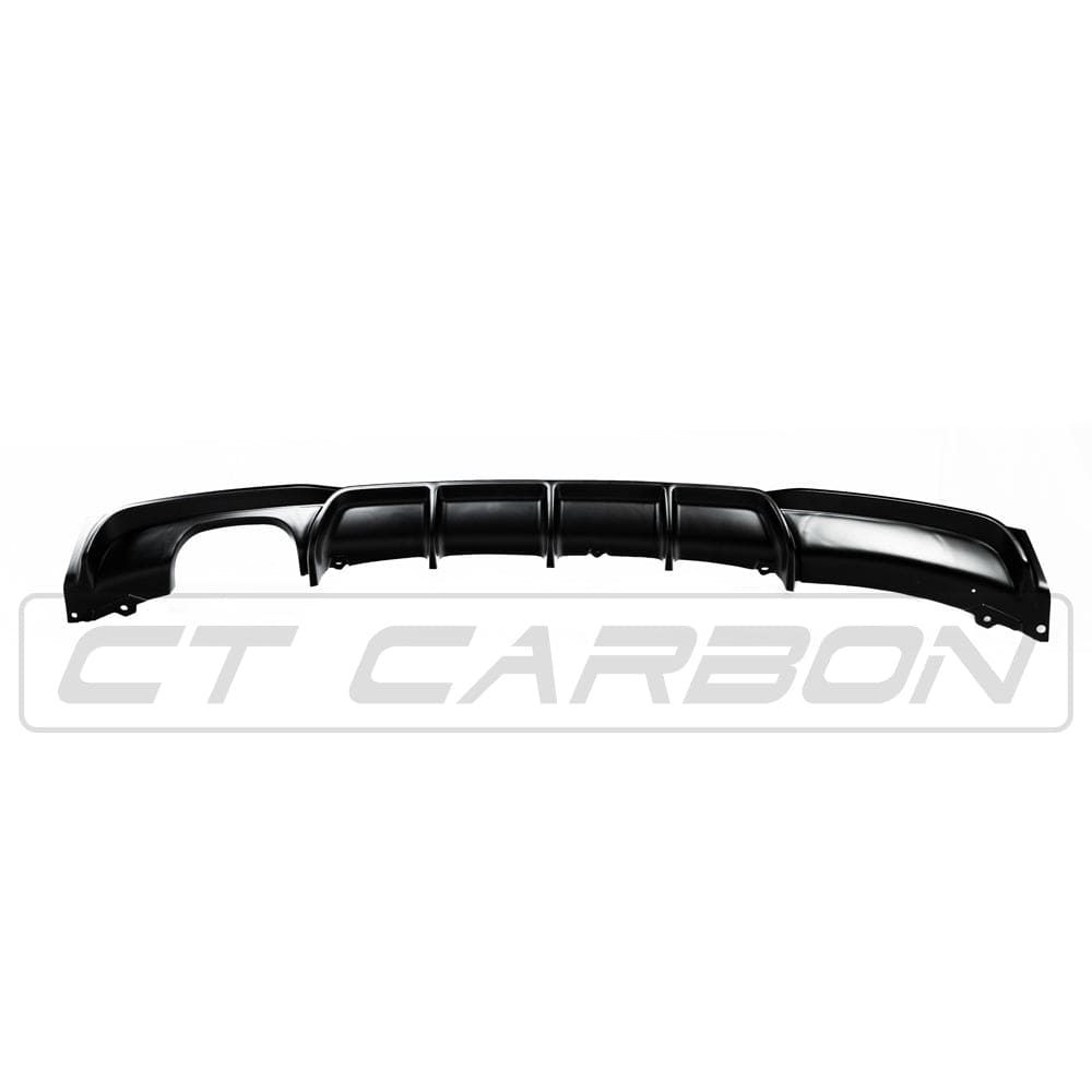 BMW F30 F31 Matte Black Twin Exit Diffuser