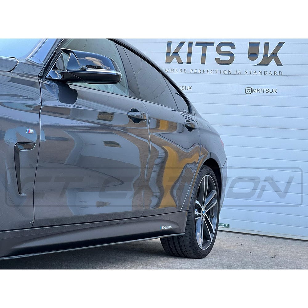 BMW 4 Series F36 Twin Exhaust Rear Bumper Diffuser BLAK by CT Carbon