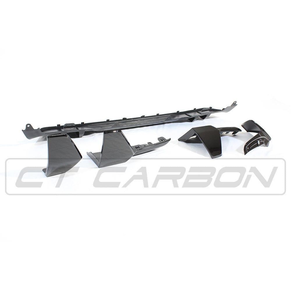 BMW G05 X5 MP Style Black Plastic Kit - Front Lip, Side Skirts, Rear Diffuser