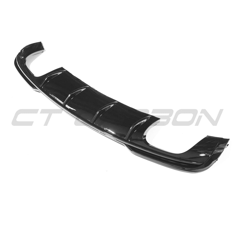 A3 8V saloon (2016-2020) Gloss Black Rear Diffuser - Cuz-DBL-8V-SAL