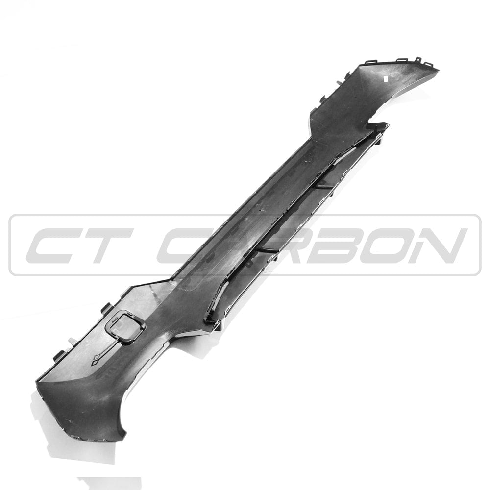 BMW G22 G23 440i Gloss Black Diffuser CT Carbon Square Cut - 440i Only