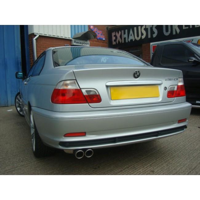 E46 BMW 323 Rear Box Exhaust TP46 - Decat, Fast Road, Track Day