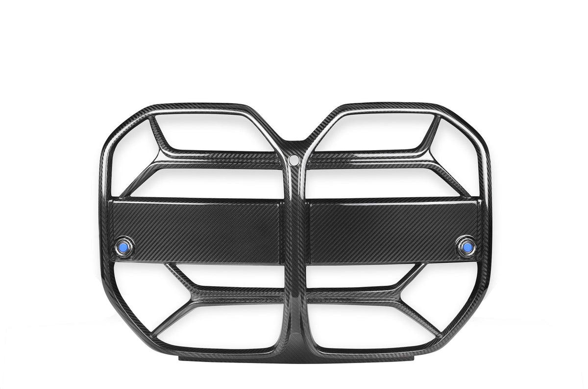 BMW G26 4 Series Gran Coupe CSL Style Carbon Front Kidney Grilles, TRE Pre-Preg
