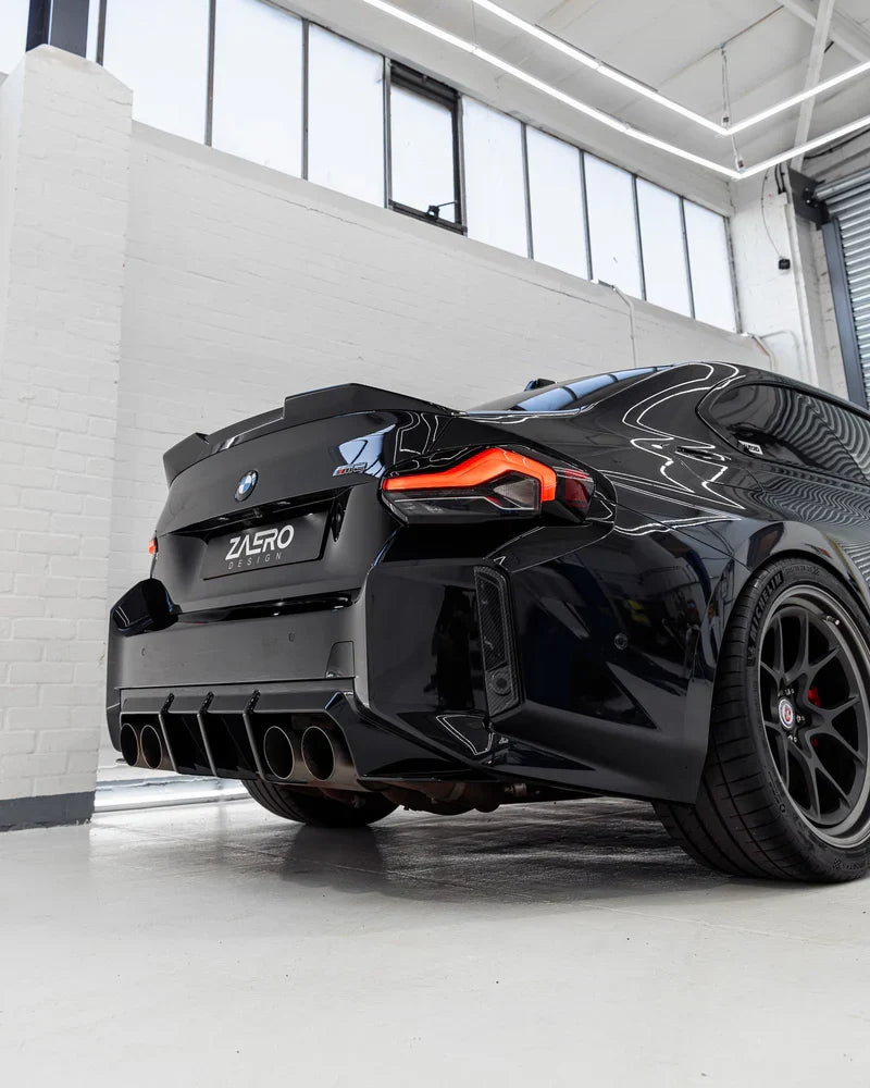 BMW M2 G87 EVO-S Gloss Black Rear Diffuser by ZAERO - 2023+