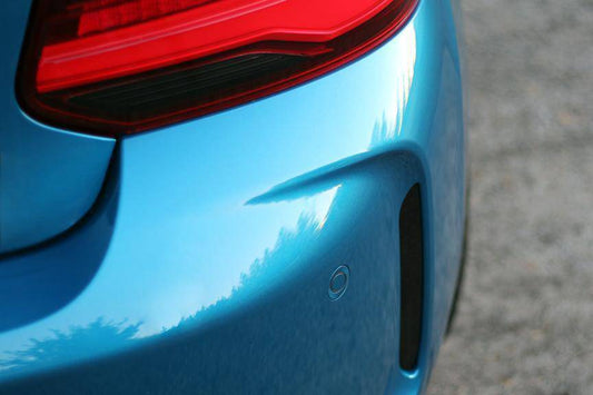 F87 M2 Rear Reflector Overlay Tint Kit - Smoked Honeycomb - Goldenwrench BLACKLINE (2016-2021)