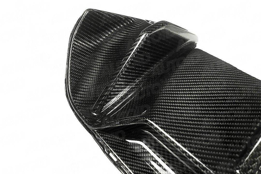 BMW M5 F90 rear diffuser, 2x2 twill CFRP, fits 2017-2023 including LCI