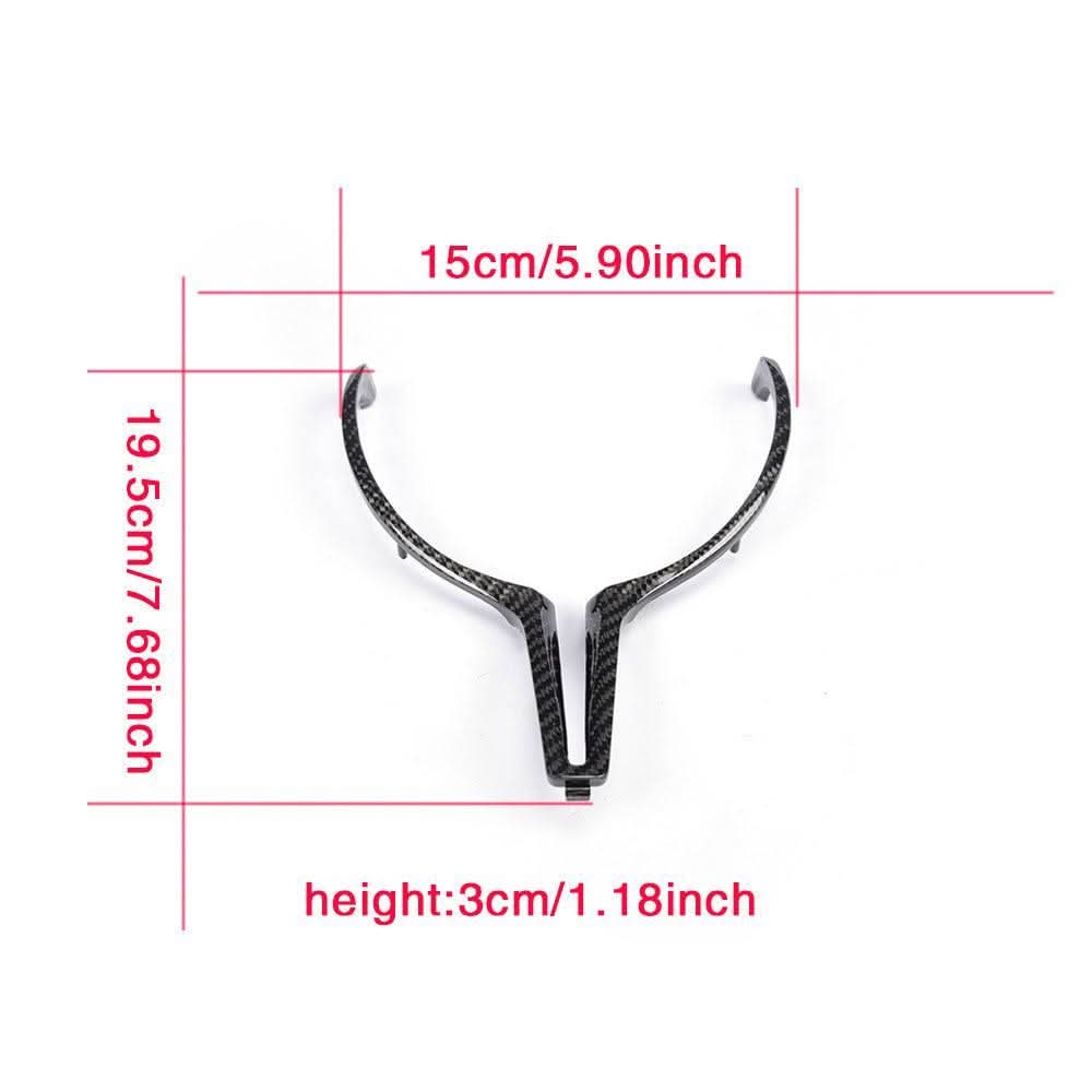 BMW F80 M3 F82 M4 F10 M5 F06 M6 Carbon Fibre Steering Wheel Trim