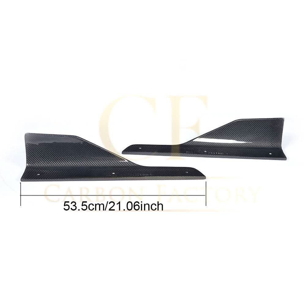 BMW F30 F31 3 Series 13-18 V Style Carbon Fibre Side Skirts