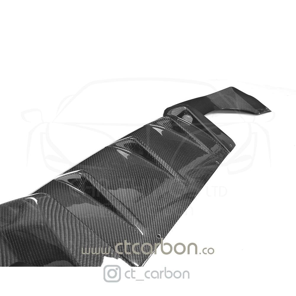 F87 M2 M2C Carbon Fibre Diffuser MP Style CT-CF-DIFF-F87