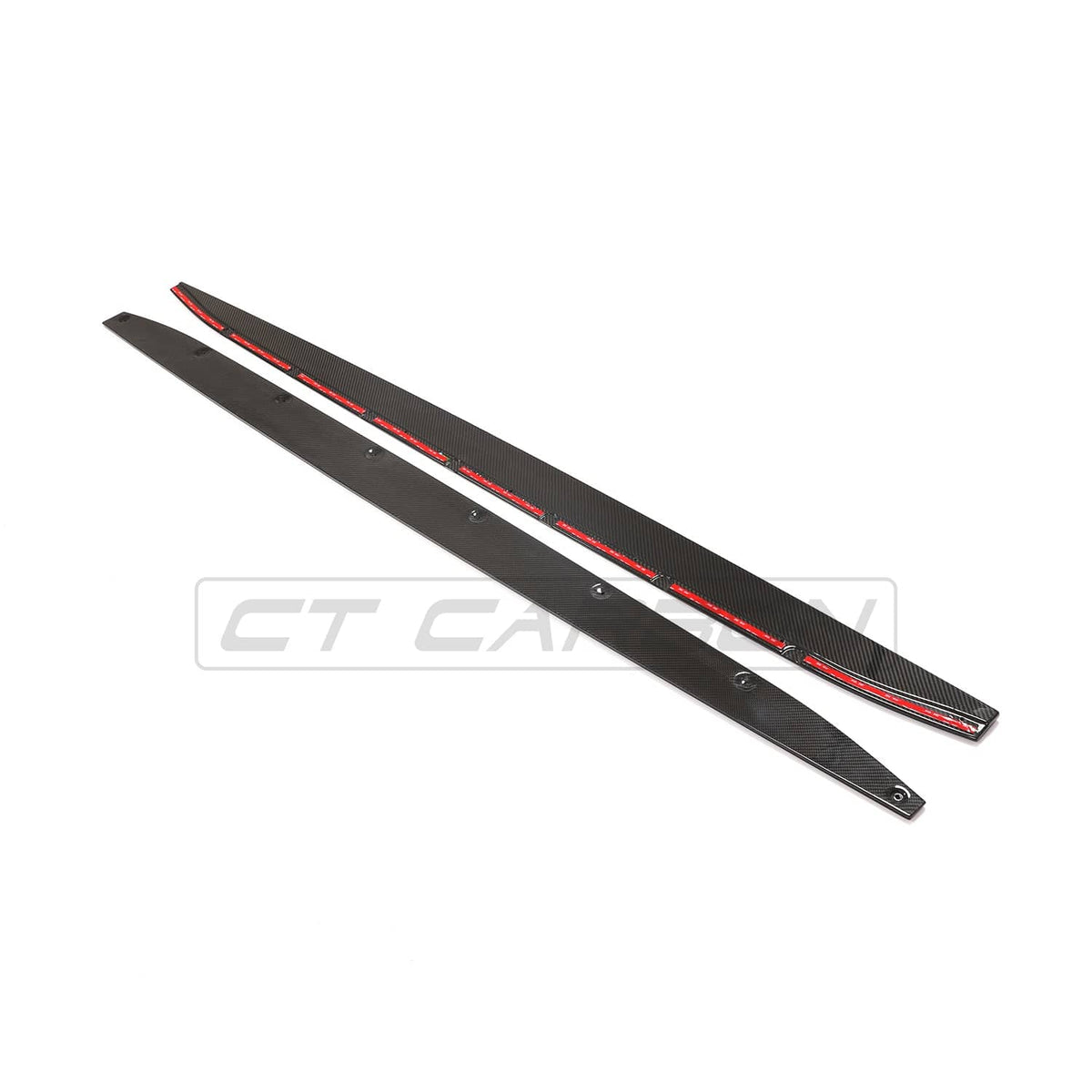 BMW G80 G81 M3 Carbon Fibre Side Skirt Extensions CT Design Part No. CT-G80-SKIRT-EXT