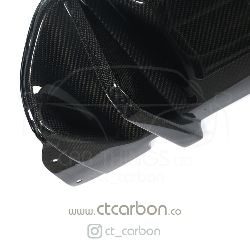 BMW F90 M5 MP-style carbon fibre diffuser, CT Carbon