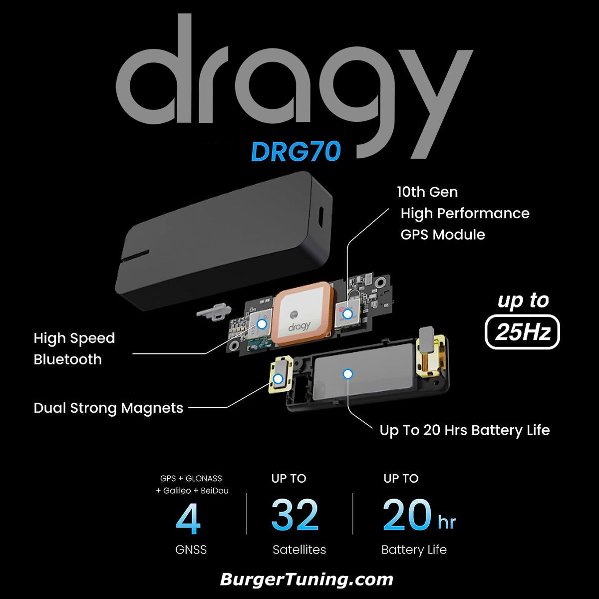 Dragy DRG70-C GPS Lap Timer & Performance Meter