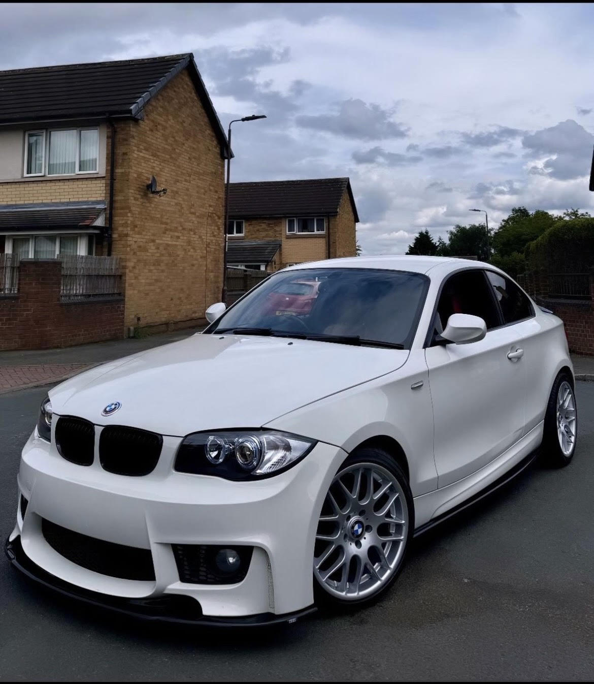 BMW E82 1M Coupe front splitter