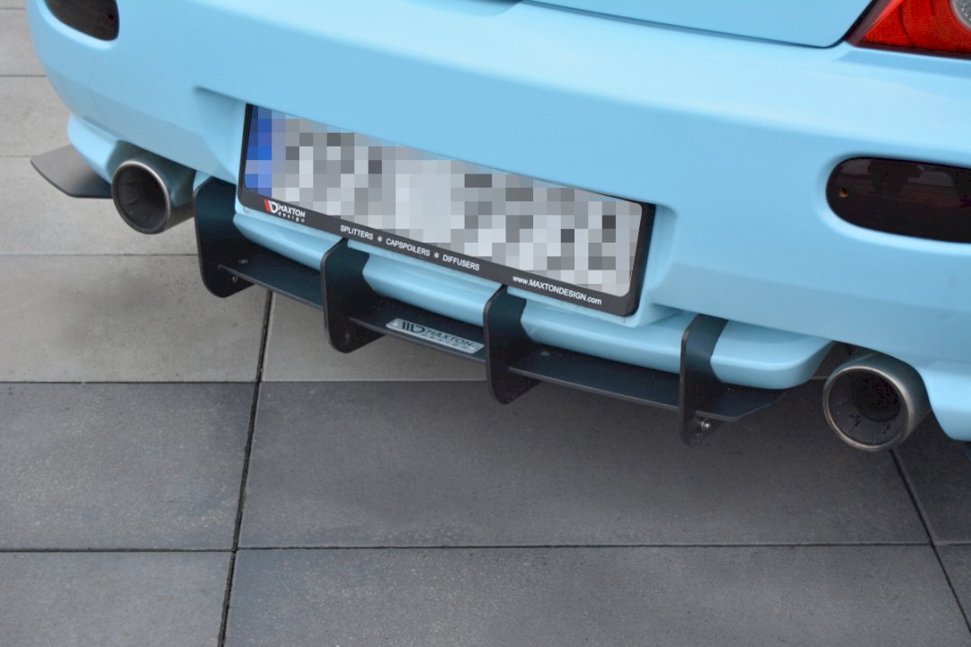 Hyundai Tiburon Coupe MK2 Facelift (2005-2008) Maxton Design ABS Rear Diffuser