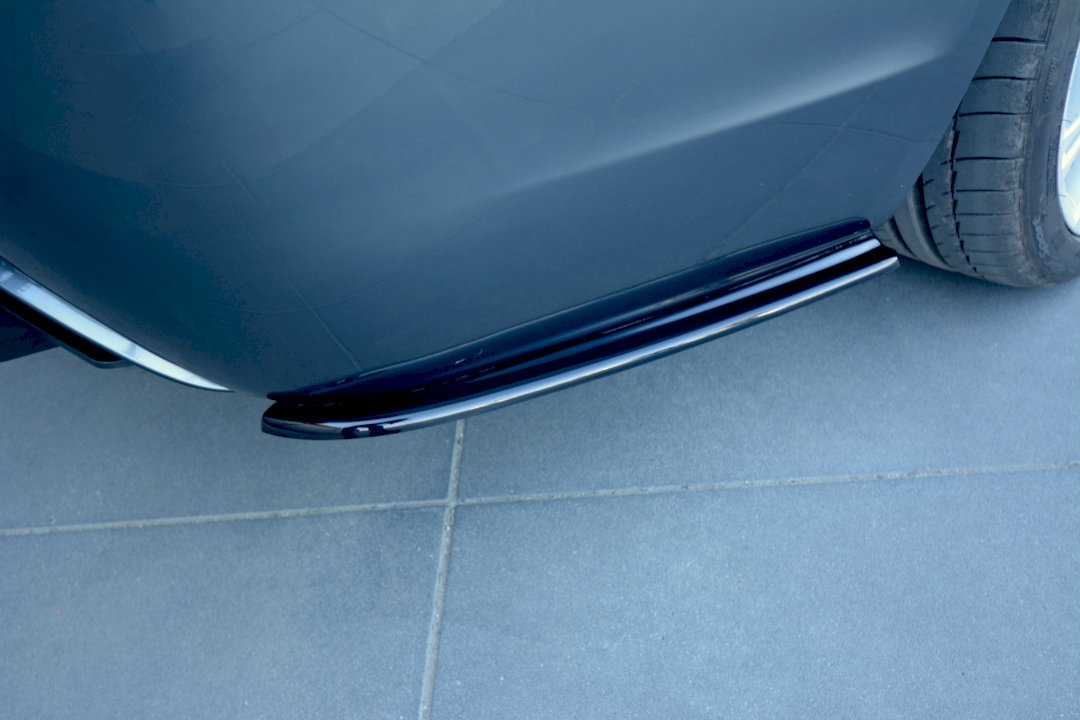 BMW 5 E61 M-Sport rear side splitters, Maxton Design ABS kit