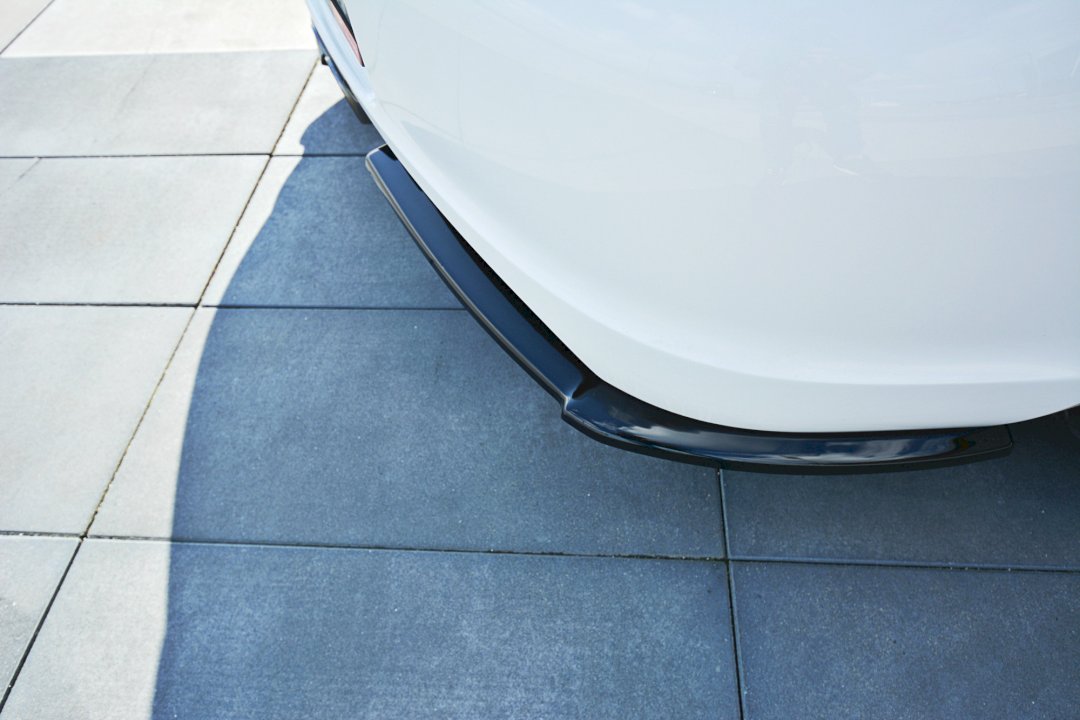 Porsche Cayman S 987C (2006-2009) rear side splitters, Maxton Design gloss black