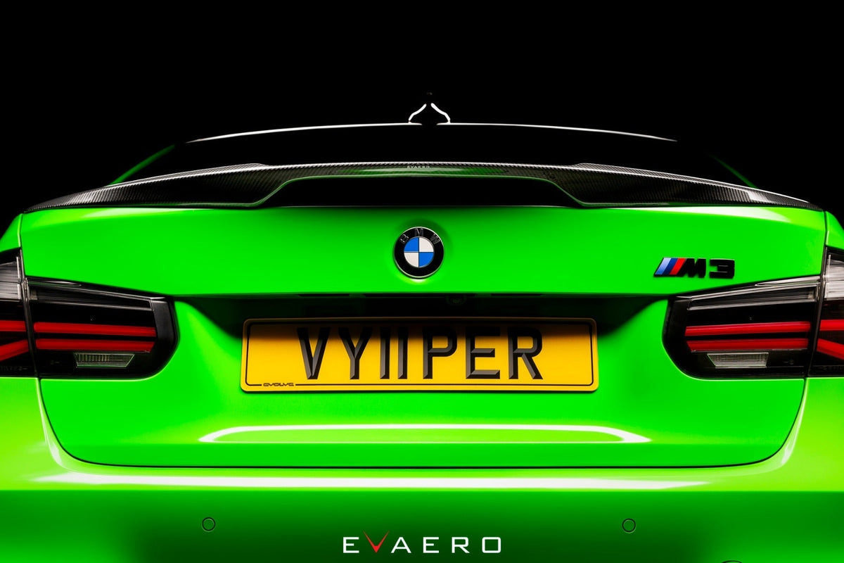 BMW F82 M4 Evaero Carbon Aero Kit - Front Splitter, Side Skirts, Diffuser, Spoiler