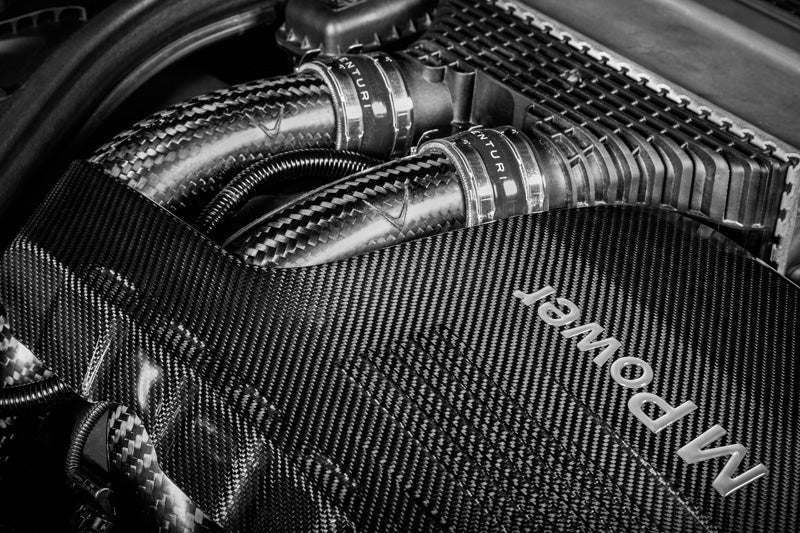 BMW F80 F82 F83 F87 S55 Charge Pipe Set, Eventuri Raw Carbon