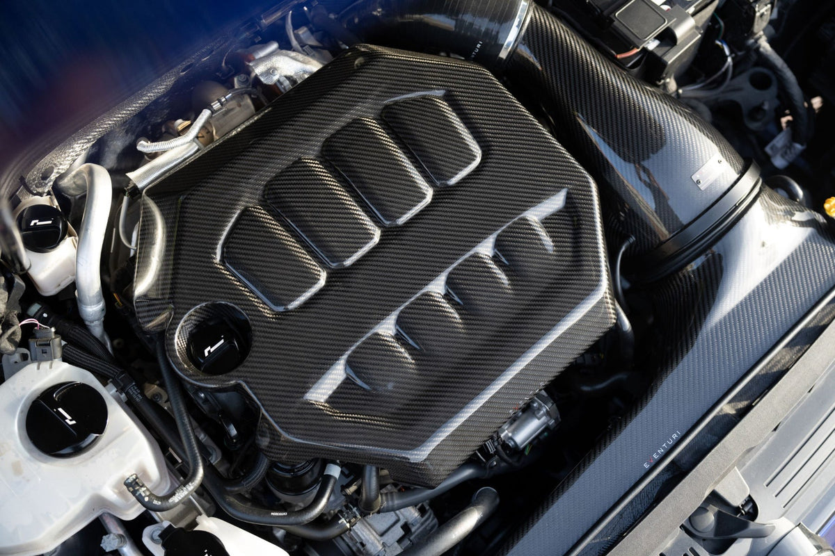 VW Golf MK8 GTI & Golf R EA888 Eventuri Carbon Fibre Engine Cover