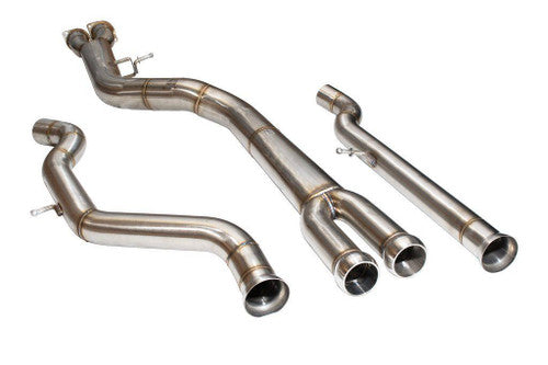 F80 F82 S55 Single 3.5in Mid Pipe - Active Autowerke AA-MP-F8X