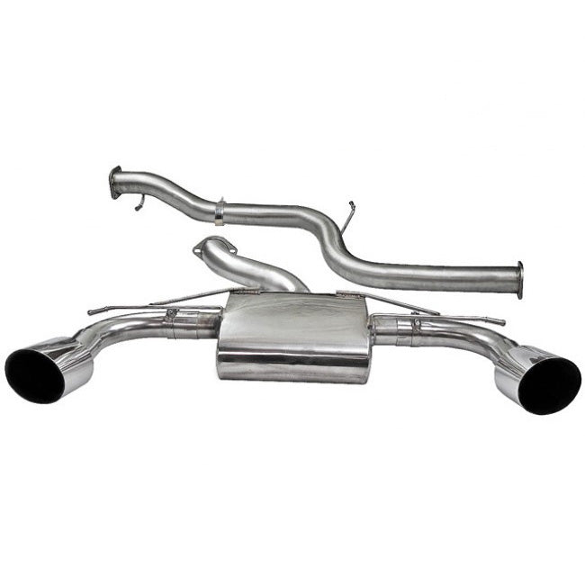 Ford Focus RS Mk2 cat back exhaust, 3 inch stainless steel