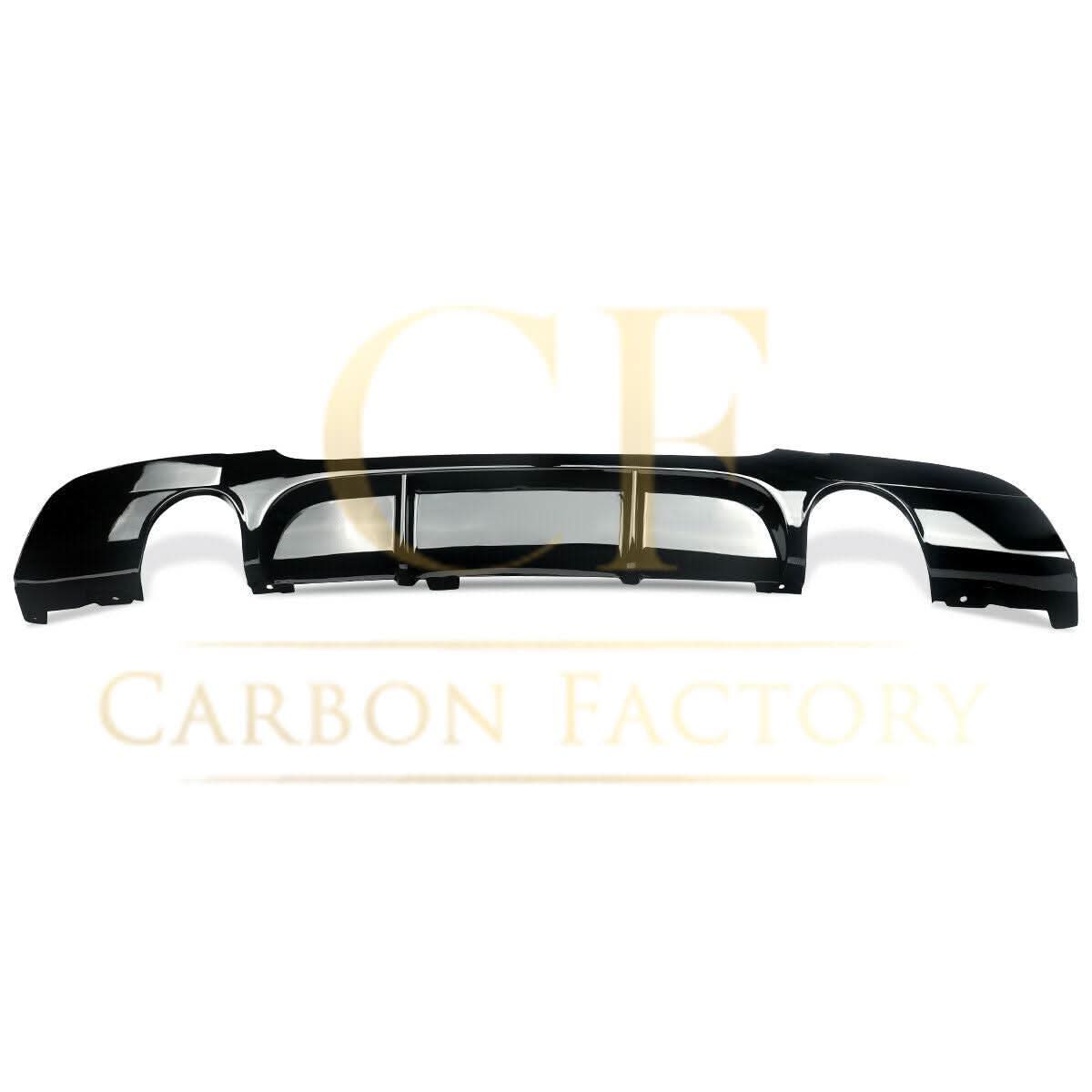 BMW E90 E91 3 Series M Sport Rear Diffuser Gloss Black Dual Exit
