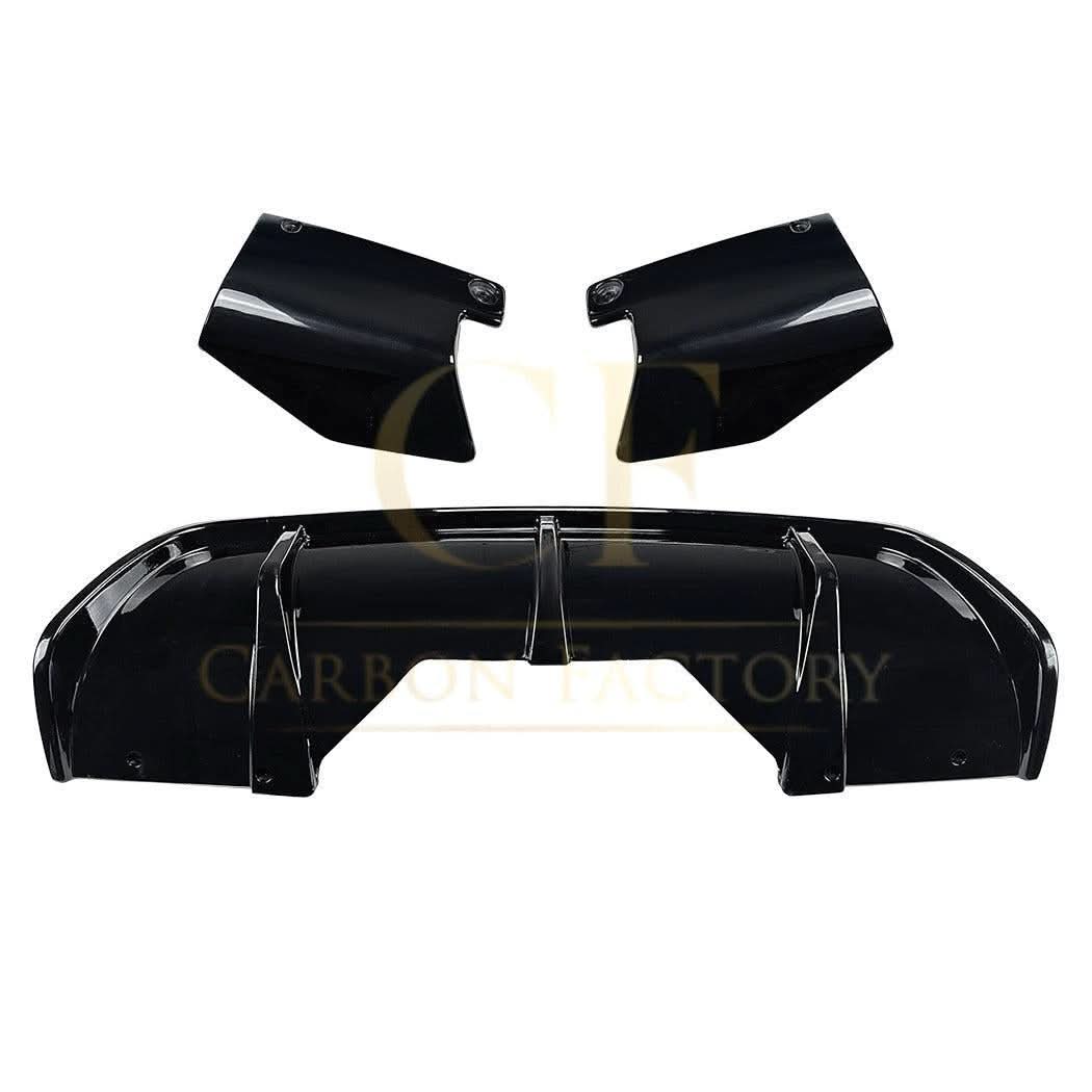 BMW F16 X6 (2014-2019) M Sport gloss black rear diffuser
