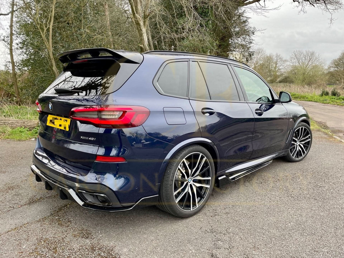 BMW G05 X5 (2019-22) M Sport MP Style Gloss Black Rear Diffuser