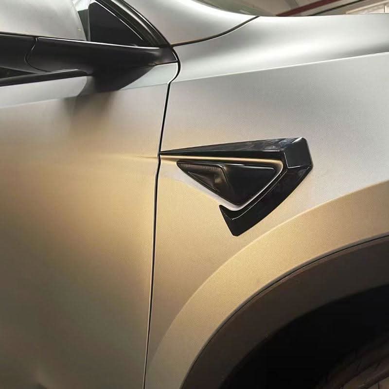 Tesla Model Y 2019-2024 gloss black side fender trims
