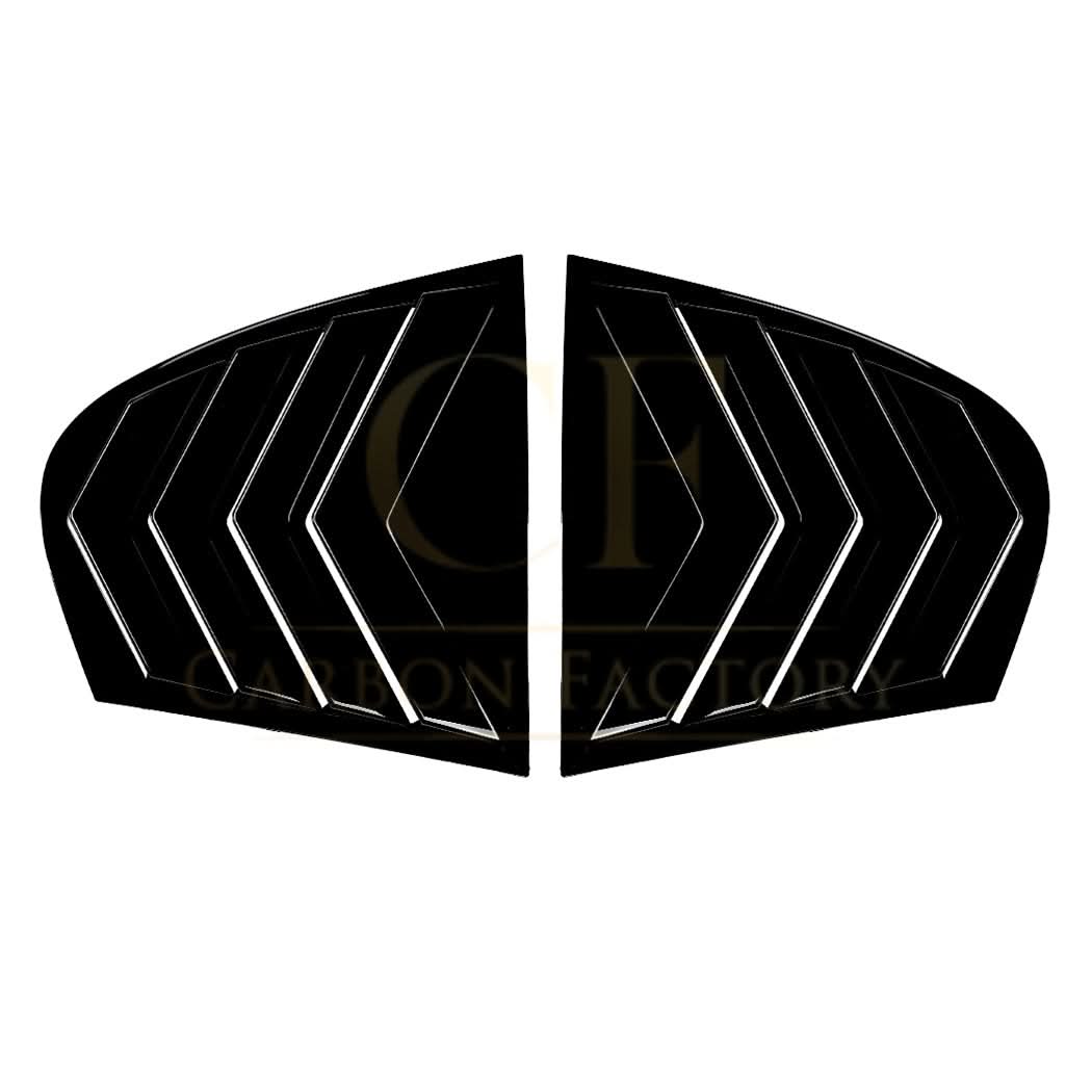 BMW E60 5 Series & M5 (2005-2010) Gloss Black Window Louver Vent