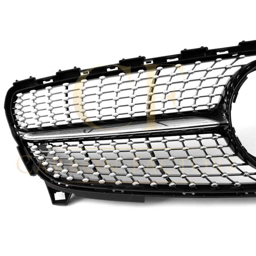 W177 A-Class front grille - diamond style, high-gloss black