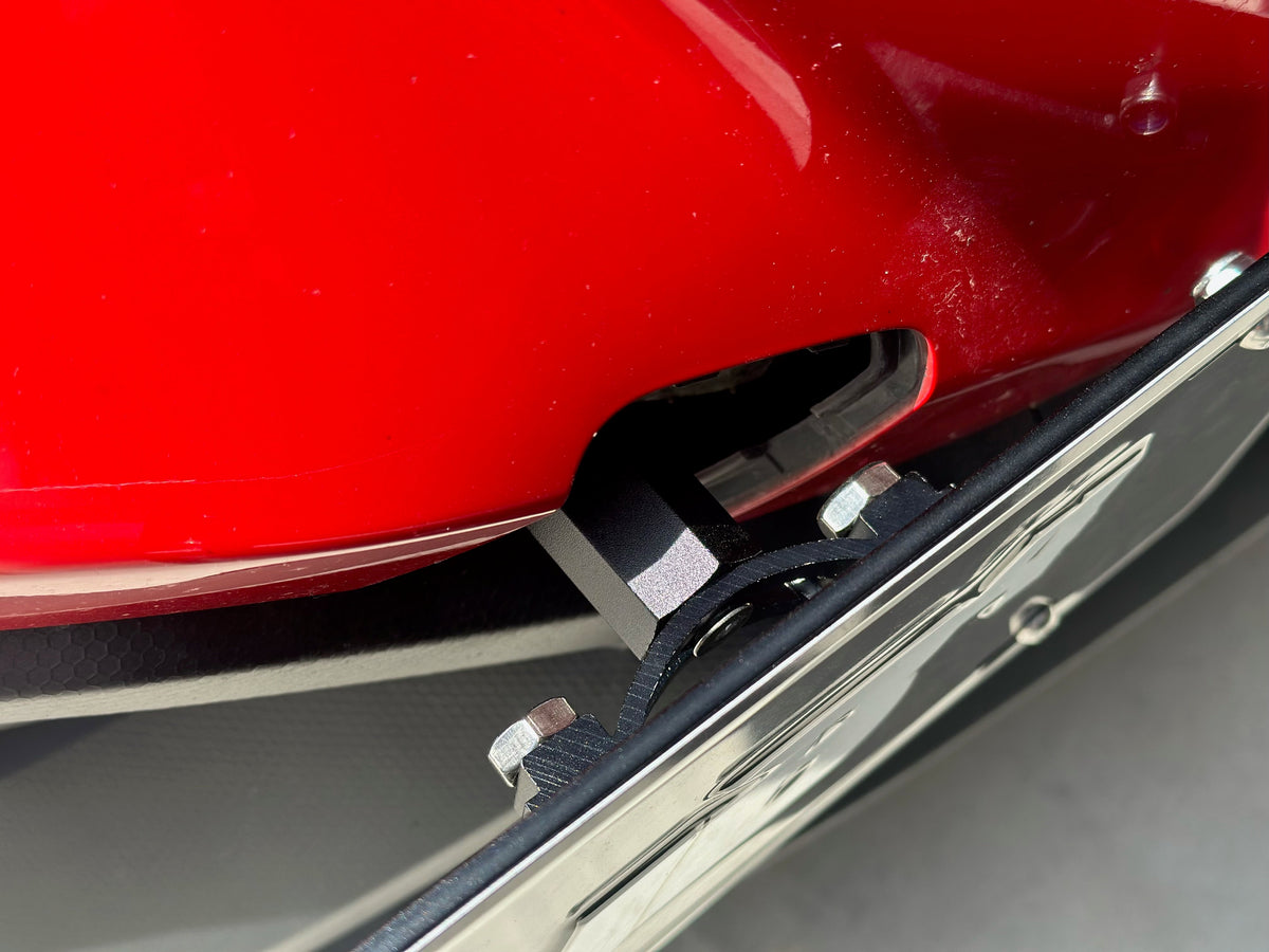 BMW E/F-chassis, MINI R50-R61, Infiniti Q50/Q60, KIA Stinger, Subaru WRX 2.4L No-Drill Tow Hook Front Plate Holder