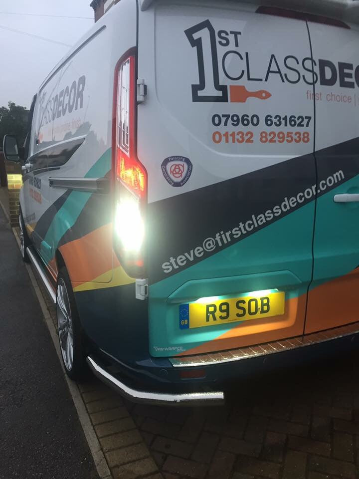 Ford Transit Custom non-Crew Cab full LED bulb upgrade kit