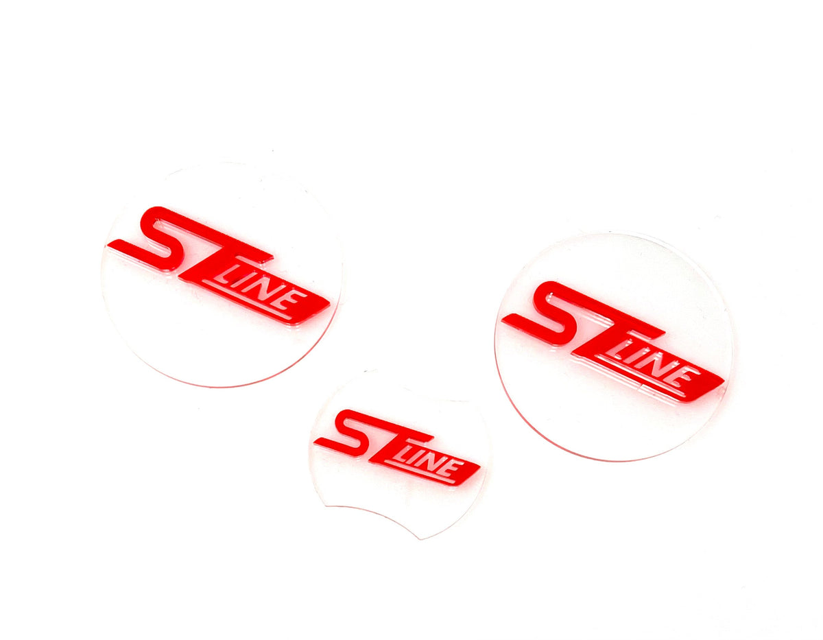 Ford Fiesta MK7 pre-facelift (2009-2012) cup holder inserts, ST/ST-Line/S logo