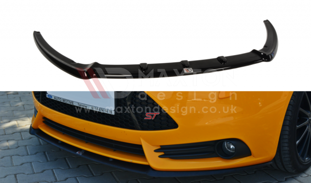 Ford Focus MK3 ST (Cupra) Preface 2012-2014 Front Splitter - Maxton Design ABS