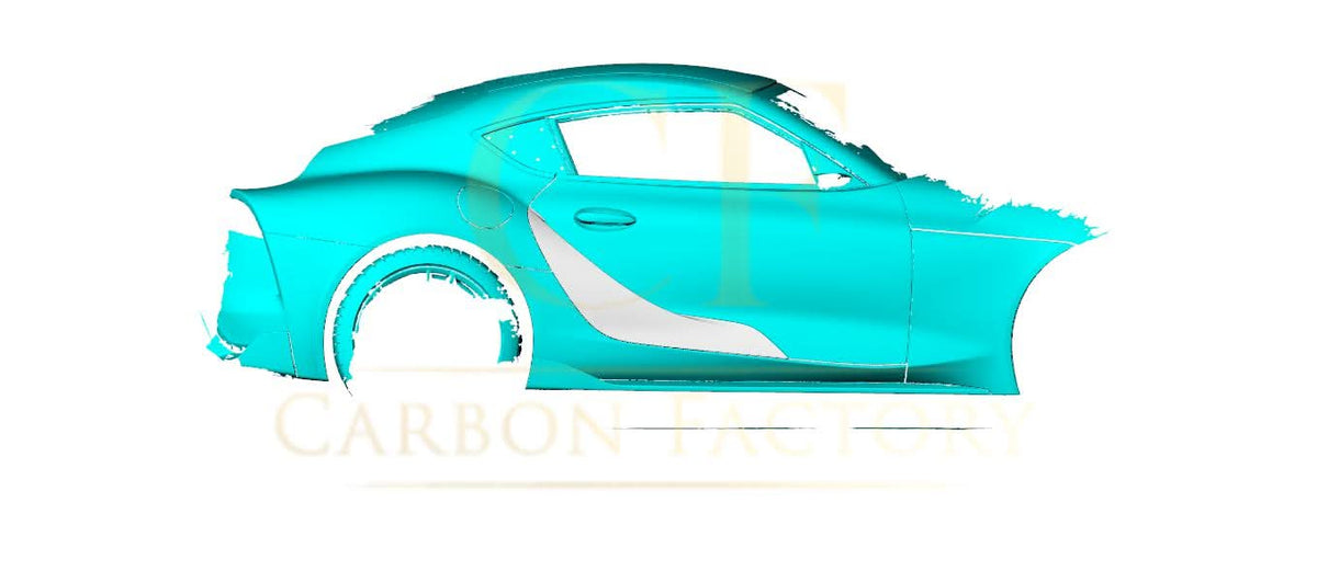 Toyota A90 Supra 2019-present pre-preg carbon fibre side door covers