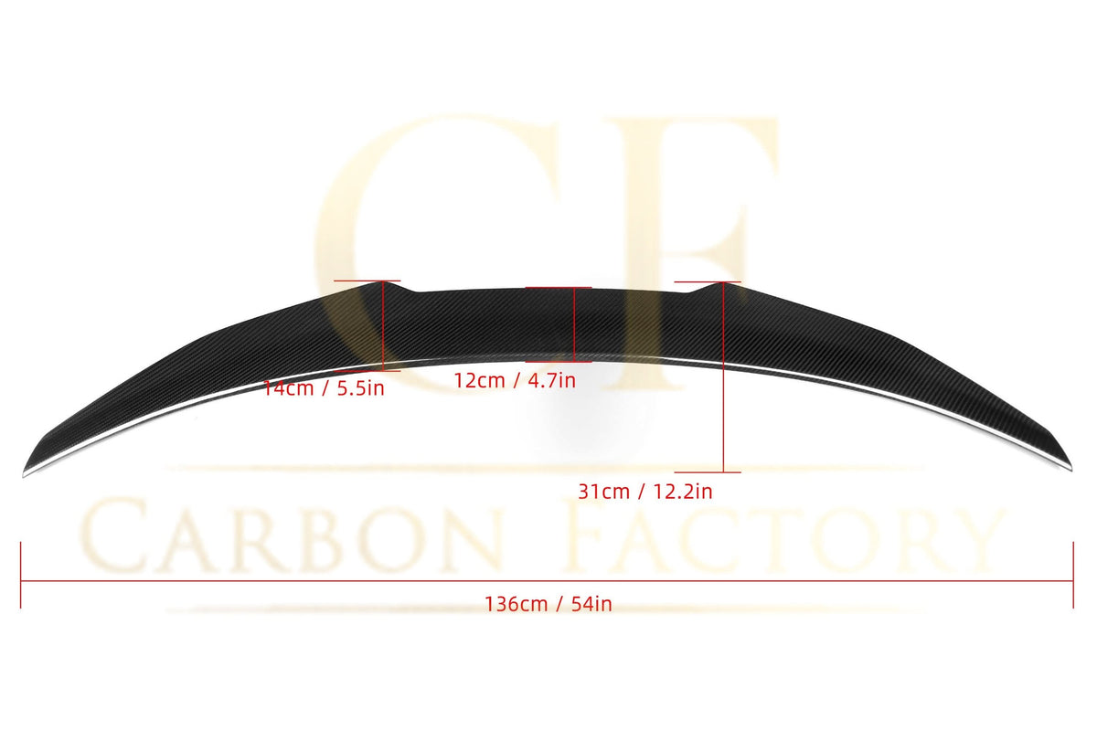 BMW F16 X6 & F86 X6M (15-18) PSM Style Pre-Preg Carbon Boot Spoiler