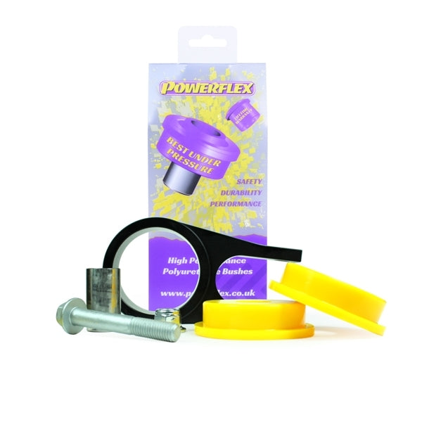 Powerflex PFF19-1822 Lower Torque Mount Bracket & Bush - Best Aftermarket Upgrade for Fast Road Fitment, Yellow 70A