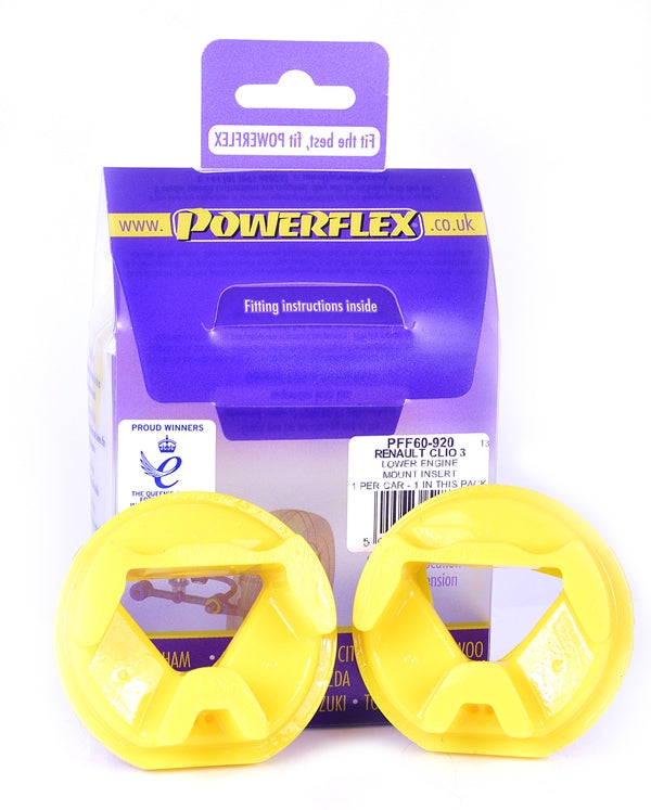Megane II RS 225 R26 Cup lower engine mount insert POWERFLEX 8200338385
