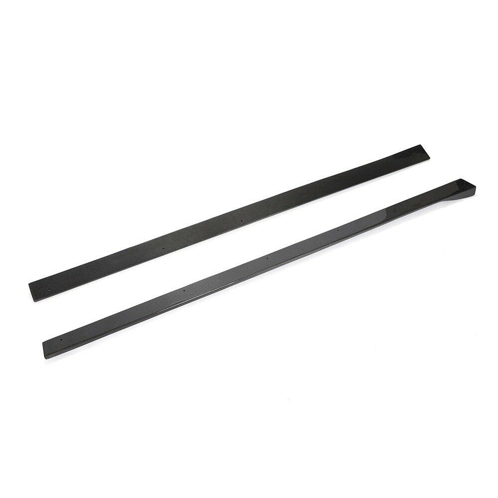BMW M2 F87 Carbon Side Skirts - Full Length with Small Flick
