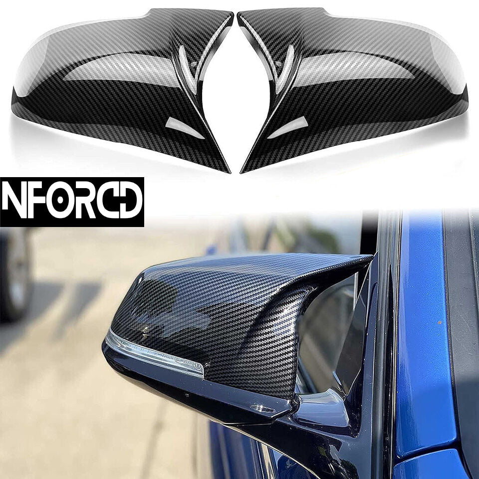 BMW F40 F44 F45 F46 F48 F39 G29 carbon fibre look wing mirror covers