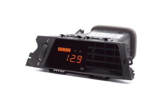 BMW E9x P3 Multi Gauge vent-mounted OBD2 digital gauge with 80 PSI boost sensor