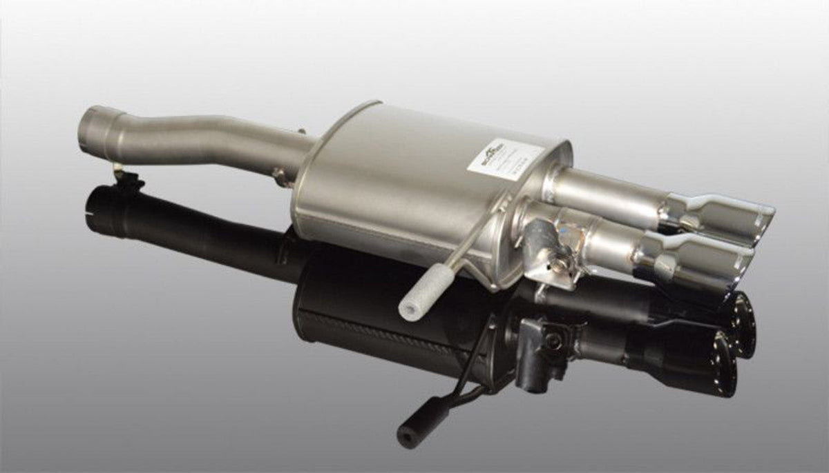 F56 F55 F54 F57 MINI Cooper S SD JCW AC Schnitzer 90mm Chrome Exhaust Tips Pair - 1814256310