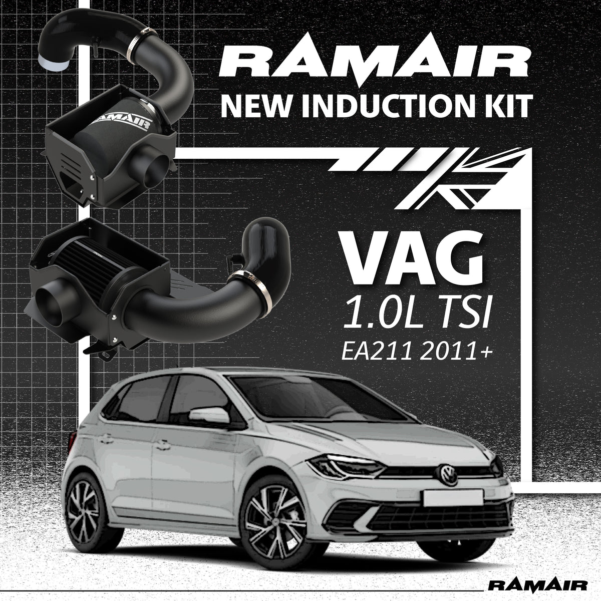 1.0 TSI VW Audi Seat Skoda Ramair Intake Kit