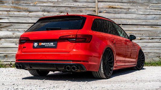 Audi RS4 B9 Avant 2.9 TFSI non-resonated valved cat-back exhaust, Remus