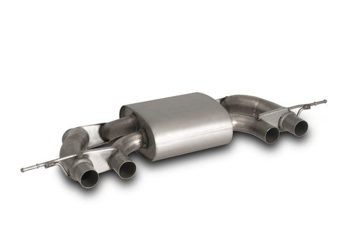 BMW G82 M4 S58B30A axle-back exhaust system, Remus 081021 1400+081021 1500+0046 70SG