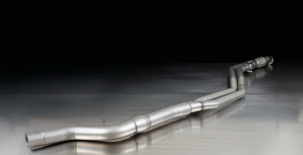 BMW M135i F20 F21 rear silencer with 200 cell sports cat, Remus Racing valved exhaust