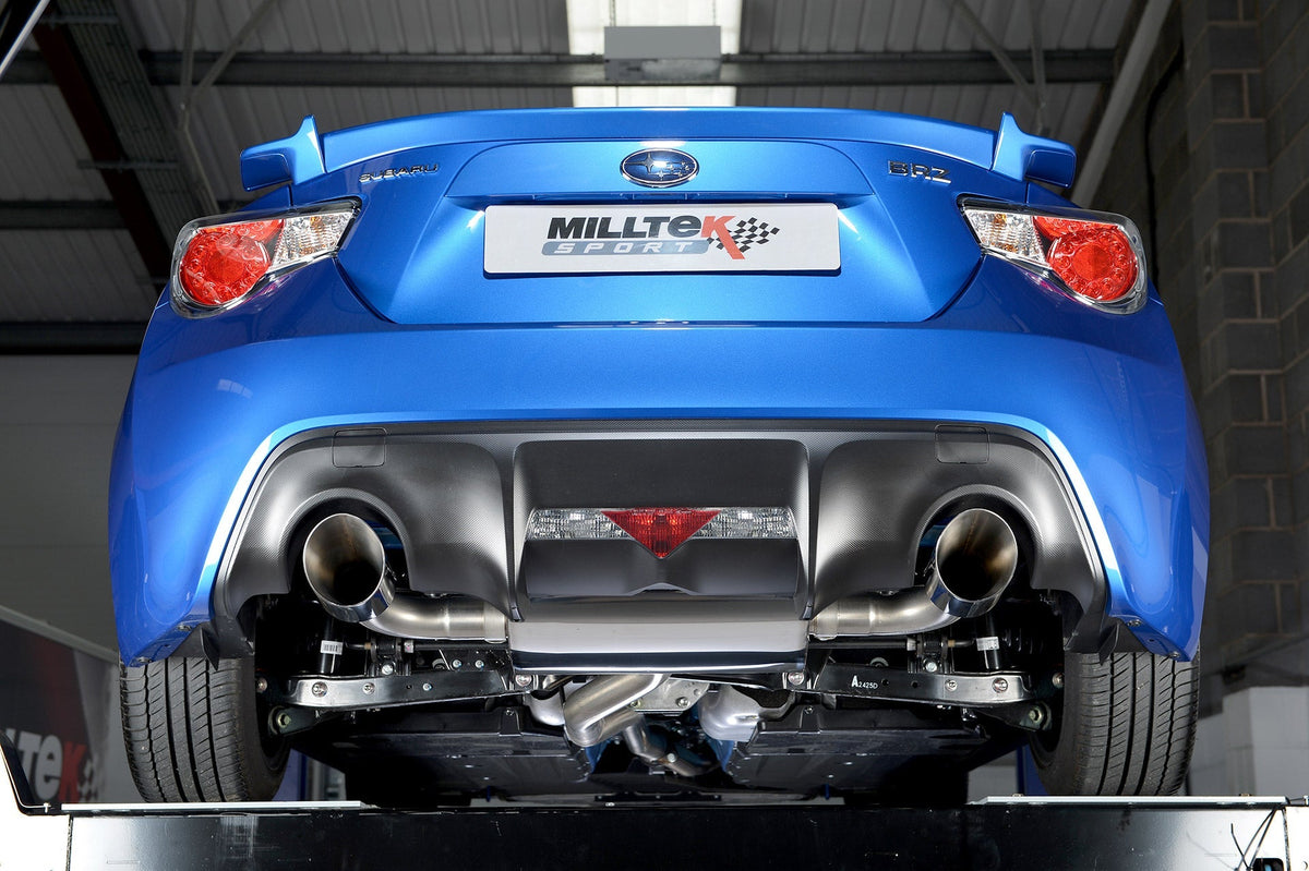 Subaru BRZ 2.0 (2012-2021) & Toyota GT86 2.0 (2012-2021) Milltek Sport GT115 Dual Tip Cat-back Exhaust