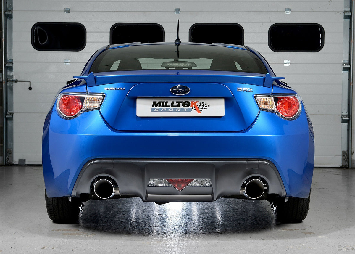 Subaru BRZ 2.0 (2012-2021) & Toyota GT86 2.0 (2012-2021) Milltek Sport GT115 Dual Tip Cat-back Exhaust