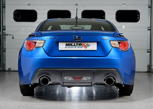 Subaru BRZ 2.0 (2012-2021) & Toyota GT86 2.0 (2012-2021) Milltek Sport GT115 Dual Tip Cat-back Exhaust